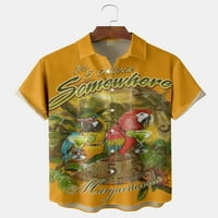 Havajski stil ljetna majica Prilična mekana umjetnička majica za muškarce za žene za dnevno na otvorenom