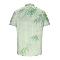 HOMADLES Casual gumb dolje majice za men-tiskovan rever na prodaju zelena veličina 4xl