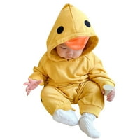 Koaiezne baby slatki životinjski kombinezon 3D pidžama s kapuljačom s dugim rukavima za spavanje s kapuljačom,