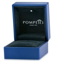 Pompeii 1 2ct dijamant i moissan zaručni prsten za akcent u 10k zlato