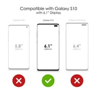 Razlikovanje Clear Shootfofofofofofoff Hybrid futrola za Samsung Galaxy S - TPU branik Akrilni zaštitni