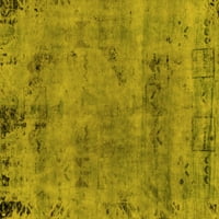 Ahgly Company Zatvoreni pravokutnik perzijski žuti boemski prostirke, 6 '9 '