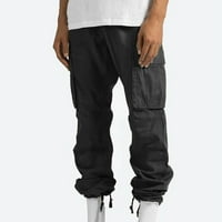 Muški elastični struk Travel Pant Stretchy Lagane hlače sa više džepova Brze suho prozračne teretne