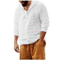 Majica Bluza Top pamuk solidne otvorene labave majice Pokloni za muškarce