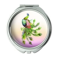 Perje akvarel paroplotnih perja kompaktne talorsko ogledalo