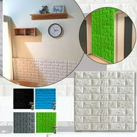 Yannee 3D samoljepljivi kameni zidni naljepnice za zid meko pjena za zid Početna zidna dekor