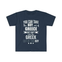 Ne mogu izvaditi grčki ponos iz dječaka unizirati majicu S-3XL Grčka ponosna