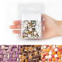 Ludlz kvadratne keramičke mozaičke pločice za čips vaze slikovni okviri FlogePots mozaik za DIY Crafts