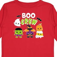 Inktastična Halloween Boo Crew Trick ili liječenje poklona mališani dječaka ili majica s dugim rukavima