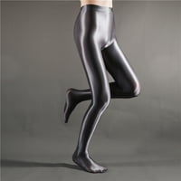 Ženske nogavice Stretske hlače ultra tanke prozirne sjajne crošene plesne joge hlače velike
