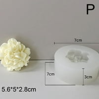 Cvjetni silikonski kalup sa sapunom za svijeće WA praćenje aromaterapije Novo. Acc Decor X5Y5