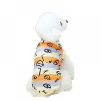 Majica za kućne ljubimce Ljetna tanka pas odjeća Graffiti Print Puppy Vest odjeću PET prsluk za pudlice, Teddy, S-XXL