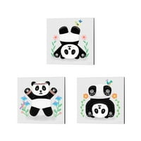 Metaverse Noonday Design 'Tumbing Pandas' Canvas Art