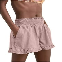 UUBLIK Ljeto plaže kratke hlače za žene u velikoj struku Ležerne prilike ljetne modne