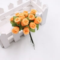 Farfi buket umjetni cvijet ruže glave DIY Craft Home Party Decor Decor