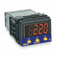 Tempco temp kontroler, PROG, 90-250V, relay2a TEC03002