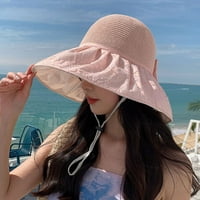 Cocopeantnts Ljeto Novo ženski kašika šešir UV zaštita sunčeva šešir Softvec Mekani sklopivi široki