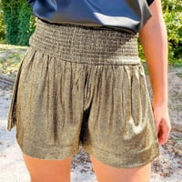 Huachen ženske modne ležerne prilike sa labavim elastičnim strukom flash hlače