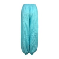 Ichuanyi ženske hlače, ženska pull veličine pune boje casual labavi harem hlače joga hlače za žene pantalone