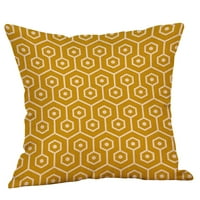 Relanfenk jastučnicu senf jastuk jastuk Case Žuta geometrijska jesen jesenji ukrasni jastuk