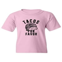 Tacos por favorizirani majica Juniors -Martprints dizajni, X-mali