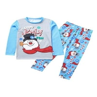 Votuleazi božićne pidžame za obitelj, slatka polarna medvjeda spavanje božićne odjeće noć