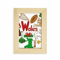 Wales Love Heart UK Landscap Nacionalna zastava Desktop prikaz Fotografski okvir Slika Art Slikarstvo