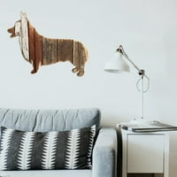 Ukucaj Breći za kućne ljubimce Živi anti-deform drvo realističan oblik psa Kućni zidni ukras za dnevni