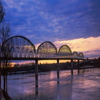Most preko rijeke, Veliki 4 most, Louisville, Kentucky, USA Poster Print