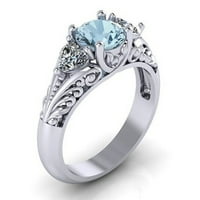 Nakit Sapphire Angažman prsten Creative Par prsten