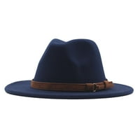 SKPBlutn prozračan suncobran povremeni stil klasični šešir Vuna široka kopča disketa Panama Hat Fedora