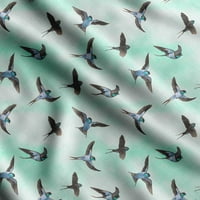 Soimoi za štampan ptica, poli platno dekor tkanina šivaći tkanina od dvorišta WidedeCorativna tkanina