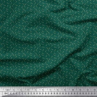 Soimoi Japan Crepe Saten tkanini Ključ za pljesak tkanine otisci sa dvorištem širom