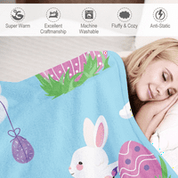 DiCasser Easter Spring Bunny Bake s jastukom s jastukom Poklopac meko toplo ugodne lagane dekorativne