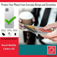 Capsule Case kompatibilan s boost mobile celero 5g [Slatki vitki stil Heavy Duty Muškarci Žene Girly Dizajn Zaštitni poklopac telefona za CELERO 5G