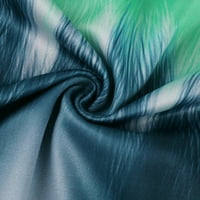 Yyeselk prevelizirani ženski tunički vrhovi slobodno vrijeme V-izrez kratkih rukava Ugodne bluze Trendi