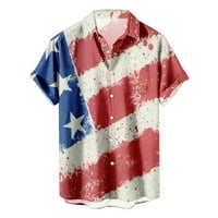 XYSAQA Patriots kratki rukav do majice za muškarce - američke majice za zastave za muškarce za SAD i