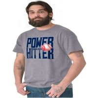 Bejzbol plejer Power Hilter Fan Muška grafička majica Tees Brisco Brends X