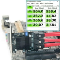 PORT SATA PCIe 6GBS Interni adapter Converter SATA širenje 3. N4O7