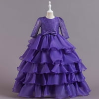 PEJOCK 3-GODINE KIDSAKAN Cvjetni girl haljina Little Girls Party Wedwer Forresne haljine Dječje haljine