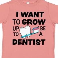 Inktastic Želim da odrastem da budem stomatolog dar majica malih majica za mališana ili majica mališana