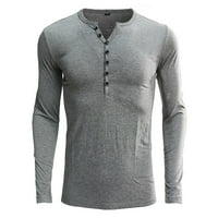 Košulje Corashan Muns, muška majica Labavi fit majica za dugotrajne rukave, majice za muškarce