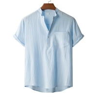Majice kratkih rukava za muškarce Ležerne prilike nakupljene pamučne majice Comfy ljetna plaža Vrh sa