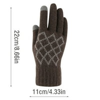 Uštede toplotne rukavice za muškarce na dodirnim ekranom zaslonske rukavice zimske tople rukavice zaslon