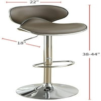 Espresso Fau Košta PVC bar stolica za stolice Visine stolice Set podesive visine Kuhinja Ostrva Stolice