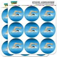 Plivanje Freestyle Pool Sport 2 Planer kalendara Scrapbooking Crafking naljepnice