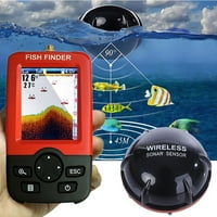 Walbest Prijenosni jezero more Fishing Fish Finder, alarm Dubine Alarm Bežični sonar Senzor, Fishfinder