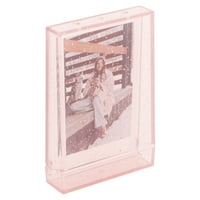 Kutija za snimanje fotografija s ručnim konopcem za slike Prozirno sjaj, ružičasti prozirni sjaj, ljubičasti