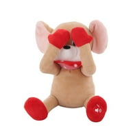 Miša beba meka plišana igračka pjevanje punjene animirane životinjske lutke djeteta