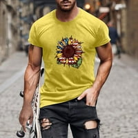 Odeerbi Muška dana za nezavisnost Grafičke majice Ležerne prilike 3D digitalni tisak Fitness Sportska